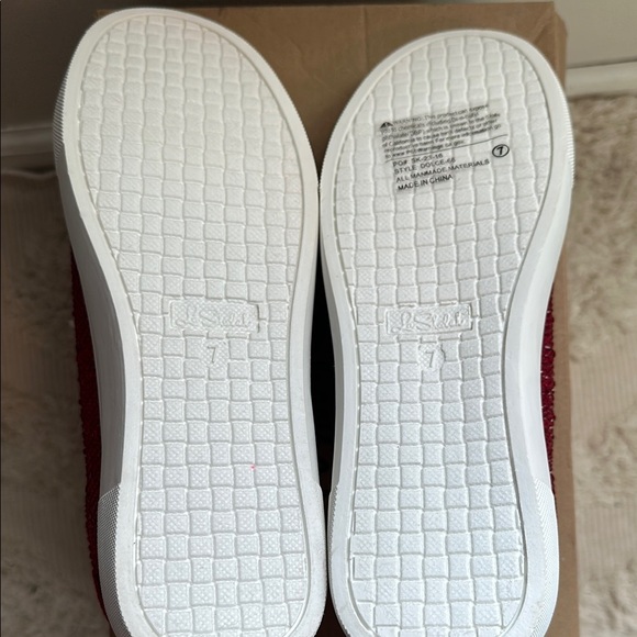 Red Rhinestone Sneakers - Picture 5 of 6